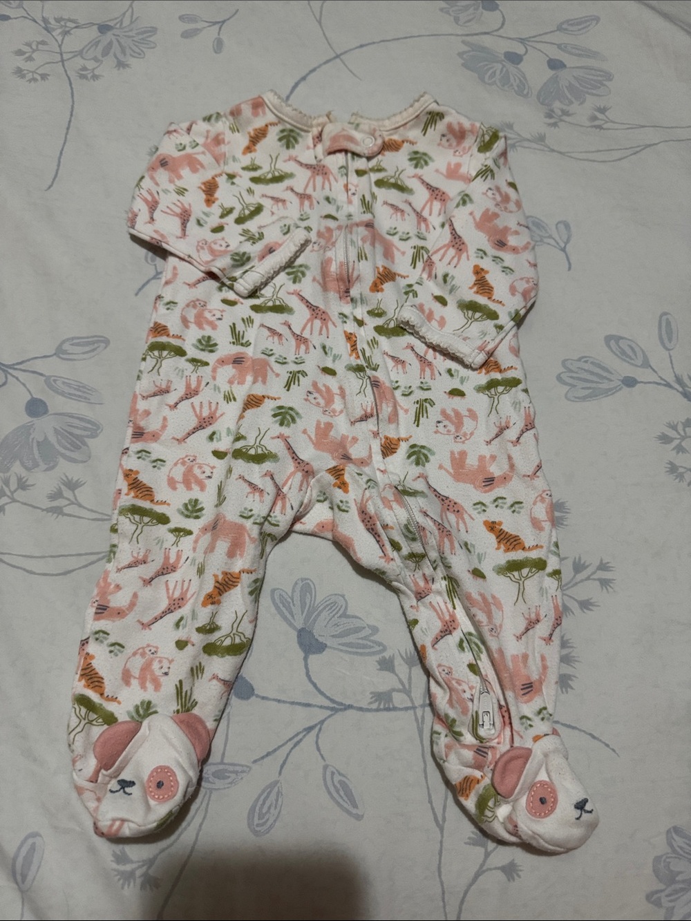 ⭐️Just One You by Carters Baby Zipped Baby Long Sleeve Footies (Size: 3M)